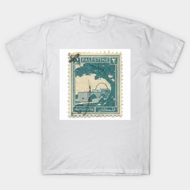 Palestine stamp, 1930s T-Shirt by rogerstrawberry